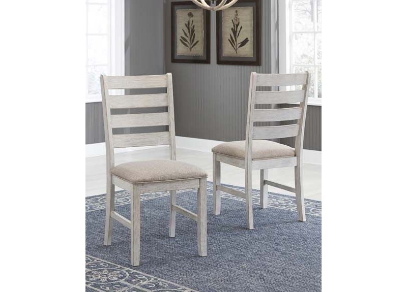 Rectangular Dining Table Set with 6 Fabric Upholstered Chairs and Drawers - Derby